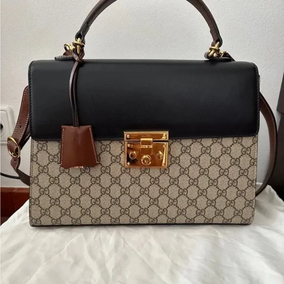 Gucci | Bags | Gg Supreme Monogram Calfskin Medium Padlock